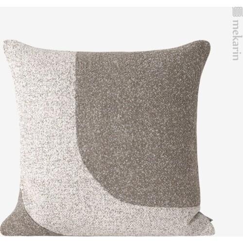 Decorative cushion lining for sofa geometric home decoration pillowcase linen cotton creative living room sofa car cushion cover