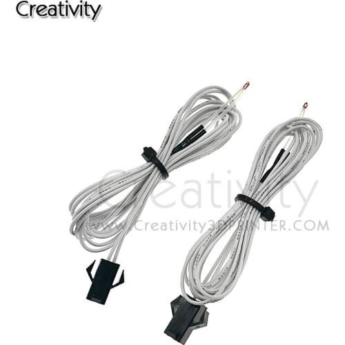 3D Printer Part 100K line black NTC 100 FJT head 100K line with black aircraft head for 3d printers parts Reprap Mend