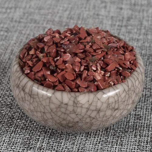 Extra 10 Gram Free 100g Natural Polished Red Jasper Mineral Crushed Tumbled Stone Home Fountain Decor Crystal Healing Reiki Rock