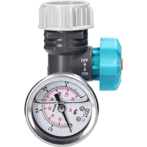 G3/4 Inch Water Pressure Regulator Tool Digital Display Pressure Gauge for Greenhouse Garden Irrigation Controller