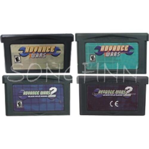 Wars 1 2 Game Cartridge Console Card for 32 bit Handheld Player Console System