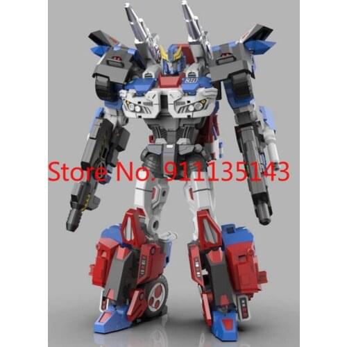 G-creation GDW-02B GDW02B Transformation Action Figure Smoke IDW 25CM ABS KO Prowl Cartoon Character Deformation Car Robot Figma