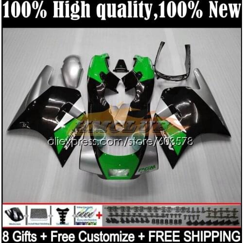 Body For HONDA RVF VFR 400 R RR CC NC35 94 95 96 97 98 36CL.98 VFR400 R V4 VFR400R 1994 1995 1996 1997 1998 Fairing green black