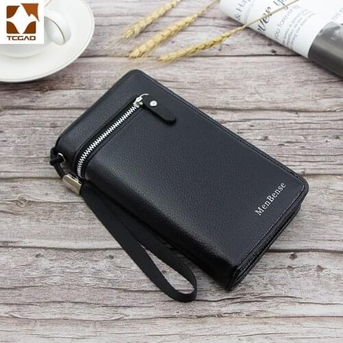 Men Long Wallet Luxury Credit Card Holder Purses Carteira Masculina Carteras Billetera Hombre Leather Money Portfe Carte Clutch