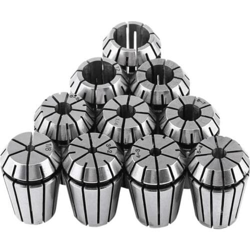 10pcs/set ER20 Spring Collet Chucks For CNC Engraving Machine Lathe Mill Tool