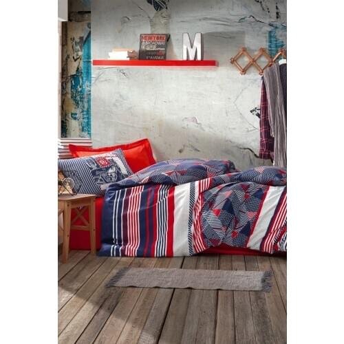 Young Room Single Duvet cover set The Riders Red 100 Cotton High Quality Bed Sheets Duvet cover Pillow Case