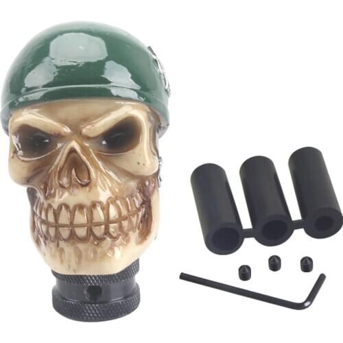 Skull gear lever auto parts decoration car manual gear lever knob gear lever