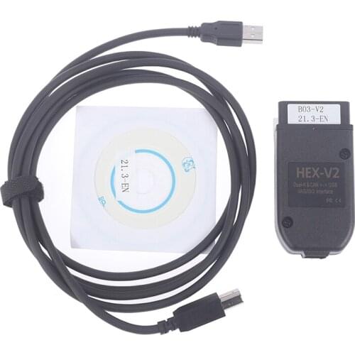HEX V2 Obd2 Scanner VAGCOM 21.3.0 VAG COM 20.12 Seat ATMEGA162+16V8+FT232RQ