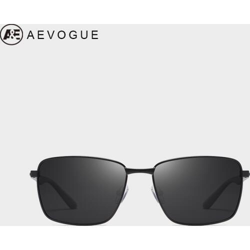 AEVOGUE Sunglasses Men/Women 2019 Polarized Square Retro Sun glasses Metal Frame Ocean Colors UV400 AE0750
