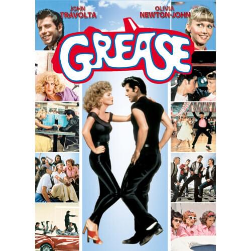 Lot style Choose grease movie Art print Silk poster Home Wall Decor
