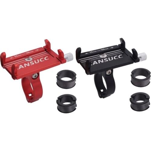 Aluminum Alloy Bicycle Phone Holder for Smartphone Adjustable Support GPS Bike Phone Stand Mount Bracket