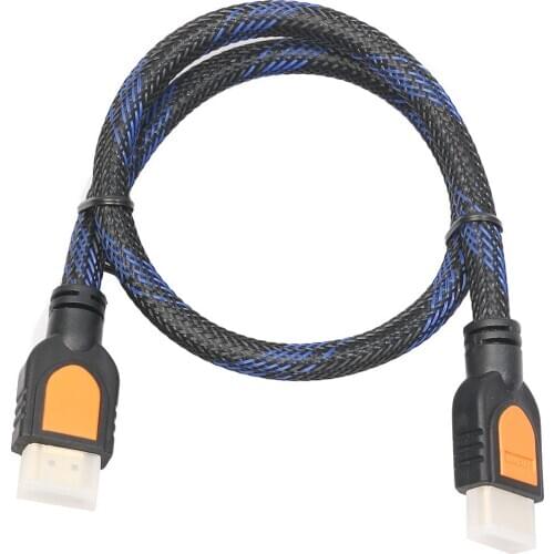 High Quality 1080P 3D HD HDMI-Compatibl Cable 0.5M For Apple TV PC Computer PS4 Etc for Xbox Projector HD LCD Apple TV PC Laptor