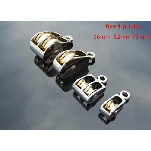 High quality Single Way double way metal fixed pulley micro fixed pulley zinc alloy for model DIY