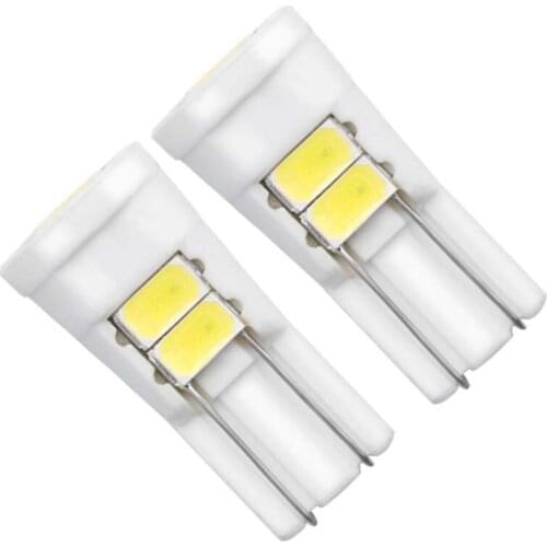 WTS 50pcs wholesale car DRL led signal light LED Door Light T10 194 168 5730 5730 Chip Wedge Ceramics Light for auto Styling