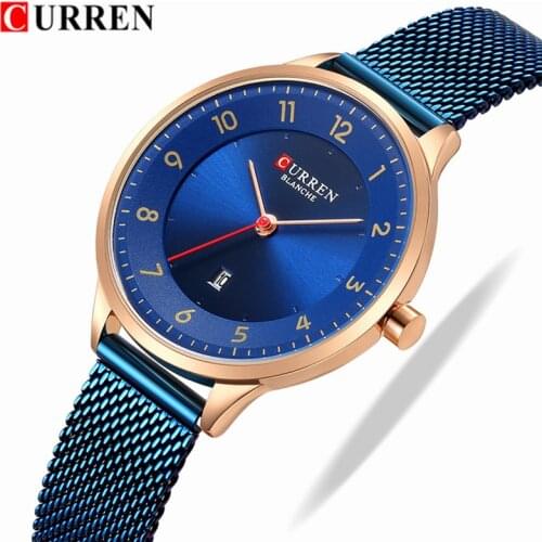 CURREN Women Ultra-thin Wrist Watch Women Luxury Fashion Casual Sport Steel Quartz Ladies Watches Relogio Feminino Montre Femme