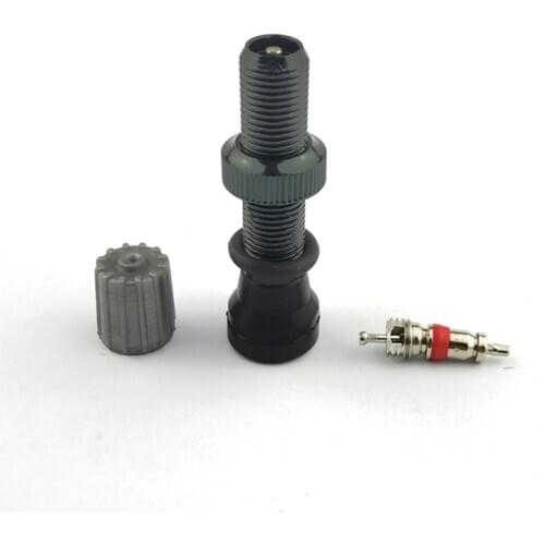 1pcs 40mm Tubeless Valve Valve Aluminum Alloy American Valve Valve Mountain Bike Tubeless Valve Valve Bicycle Personal Care