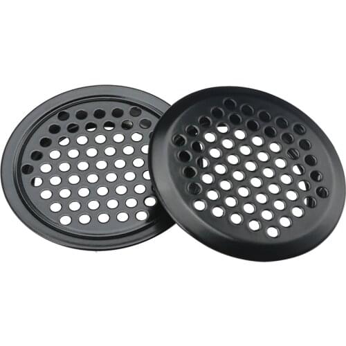 10pcs Wardrobe Cabinet Mesh Hole Black Air Vent Louver Ventilation Cover Stainless Steel Black Cupboard air vent pest control