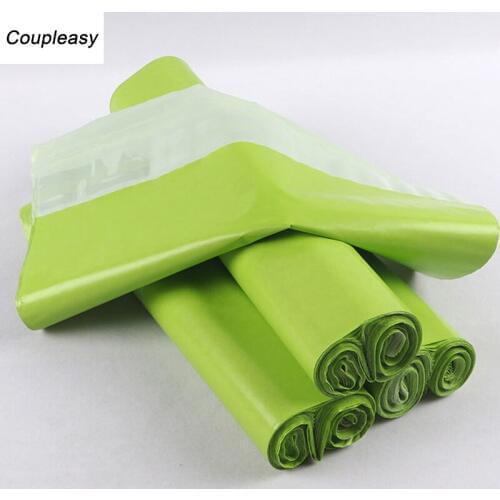 200pcs New Arrival Plastic Light Green Courier Bag Self-Seal Adhesive Storage Bags Poly Mailer Envelope Shipping Mailing Bag