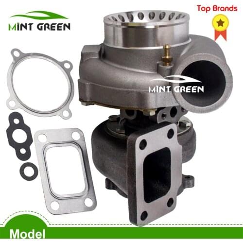 Anti-Surge GT35 GT3582R GT3582 Turbo T3 Flange .63AR 4 Bolts Water Oil Cooled Turbine Turbocharger Compressor