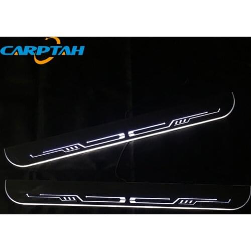 Carptah Moving LED Car Light Door Sill Scuff Plate Pathway Dynamic Streamer Welcome Lamp For Lexus NX200 NX300h 2015 2016