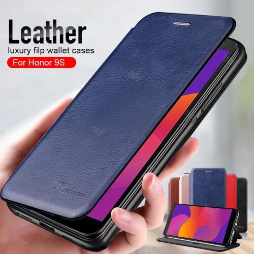 Honor 9S Case Leather Flip Magnetic Case For huawei honor 9s 9 s dua-lx9 honor9s wallet stand book phone cover coque fundas 5.45