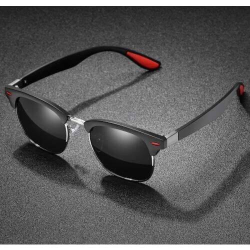 Classic Polarized Sunglasses Brand Designer Women Men Driving Sun Glasses Retro Half Frame Glasses UV400 Shades Eyewear