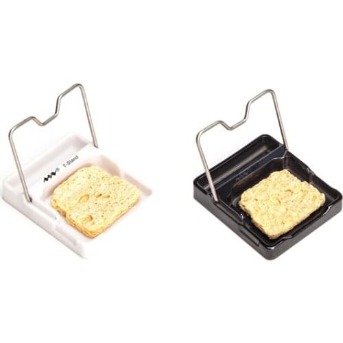 HLZS-Mini T-Shaped Bracket Zirconia Ceramic Bracket, Suitable for Mini TS100 TS80 Soldering Iron Tools