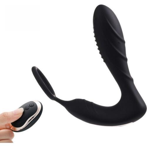 Wireless Remote Control Male Massager Silicone Anal Vibrator 10 Speed Butt Plug Sex Toys For Men Masturbator United States