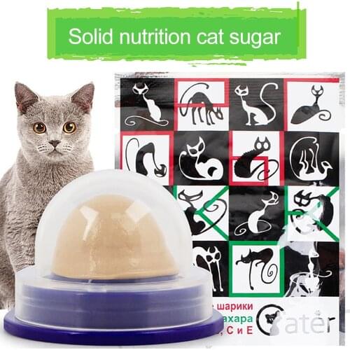 New Healthy Nutrition Pet Snacks Fixed Cat Nutrition Candy Cat Healthy Snack Ball Catnip Nutrition Gel Energy Ball Drop Shipping