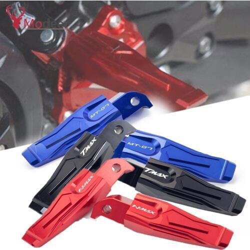 Motorcycle Rear Foot Pegs Rests Passenger Footrests For Yamaha Tmax 530 T-max dx sx 2012-2020 tmax 500 XP500 NMAX 155 MT07 MT 07