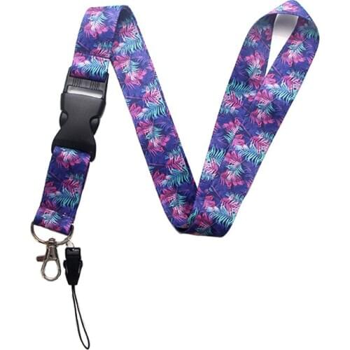 Tropical rain forest Lanyards Cool Neck Strap webbings ribbons Phone Keys ID Card Holder Lanyard For Keys DIY Hang Ropes