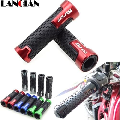 For Suzuki SV650 7/8''22MM Motorcycle Handlebar Grips Hand Bar Grips SFV650 GLADIUS SV 650 2009-2018 2016 2017 CNC Accessories