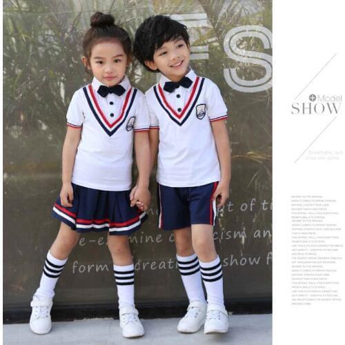 School uniforms jacket student class outfit sets boys and girls performance cloth