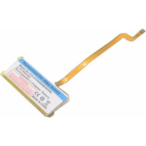 1x 850mAh 3.7V 616-0232 Replacement Battery for iPod 6th gen Classic 160G Thick for iPod 5th gen Video 60gb 80gb