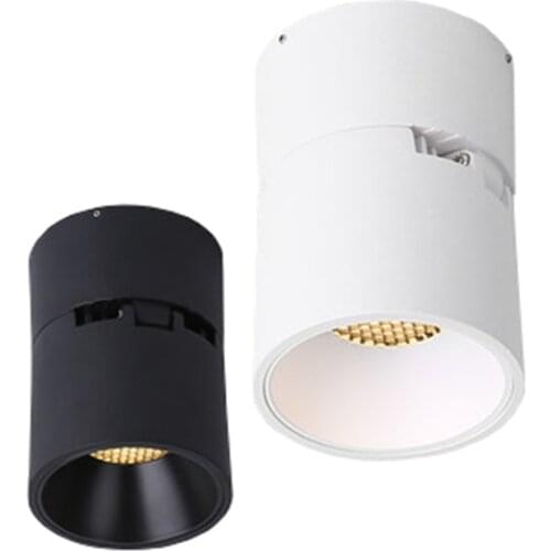 Led Downlights Surface Mounted 7W 12W Down Light Modern Receseed Led Spot lights Living room 110/220V Spot Led Light Fixture