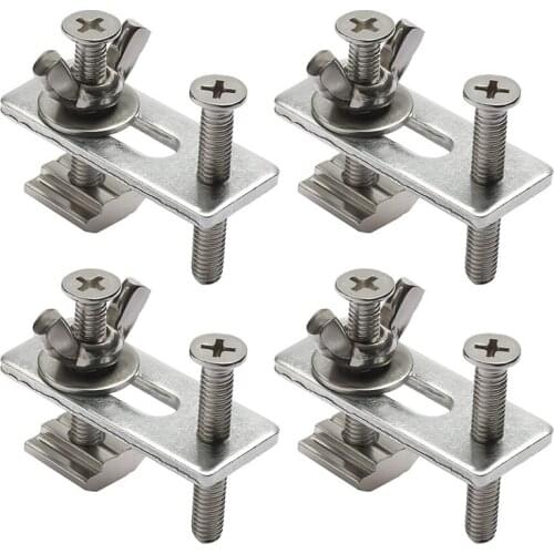 T-Track Hold Down Clamps Platen Miter Track Clamping Blocks Chute Blocks Press Plate For Table Saw Engraving Machine