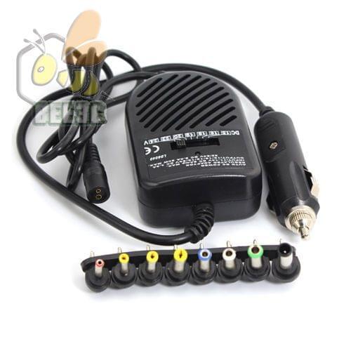Universal 80W Laptop Car Charger Adapter Power Supply For Lenovo Adjustable Power Set 8 Detachable Plug For laptop Notebook 50ps