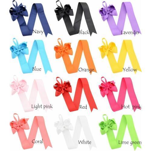 24 PCS/lot, Twist Ribbon Hair Bow Holder, Hair Bows Keeper, Hair Accessory Organizer For Birthday Gift