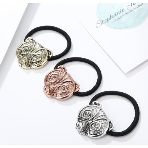 Personality Animal Bear Head Rope Headbands Retro Viking Nordic Headwear for Women Jewelry Headdress Hair Accessories