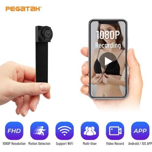1080P Recording WiFi IP Mini Camera P2P Wireless Micro Hd Camera Video Recorder Surveillance Remote Monitor Security Cam TF card