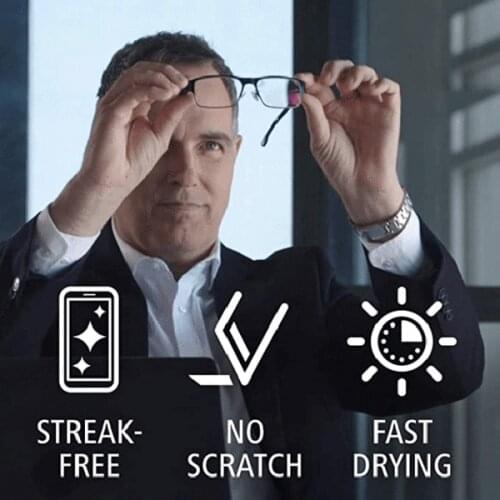 50PCS/pack Clear View Anti-Fog Wet Tissue Cleaning Wipes Great for Eyeglasses Disposable M56