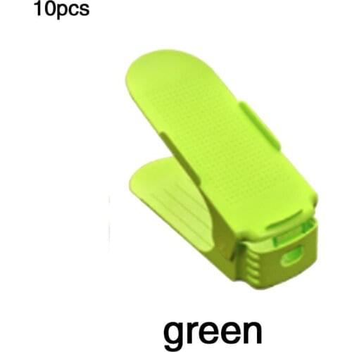 6/10pcs Adjustable Shoe Organizer Modern Double Shoe Rack Storage Space Saver Shoes Organizers Stand Shelf for Living Room