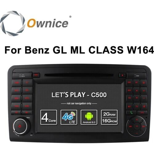 Ownice C500 Android 6.0 Octa Core 32G ROM Car DVD Player GPS For Mercedes GL ML CLASS W164 X164 ML350 ML450 GL320 GL450 4G LTE