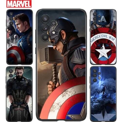 Marvel Captain America For Samsung A91 A72 A71 A52 A51 A42 A41 A32 A31 A22 A21S A12 A11 A03 A02S A01 4G 5G Phone Case