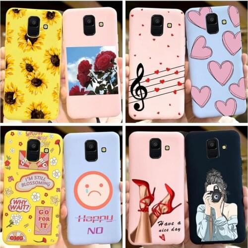 For Samsung Galaxy A6 Plus 2018 Case Lovely Candy Silicone Soft Back Cases Cover For Samsung A6 2018 A6+ A 6 A6Plus Phone Cases