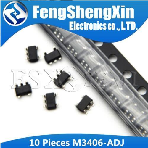 10pcs M3406-ADJ SOT23-5 M3406 SOT153 A14/A15/A16/A17 supply buck chip