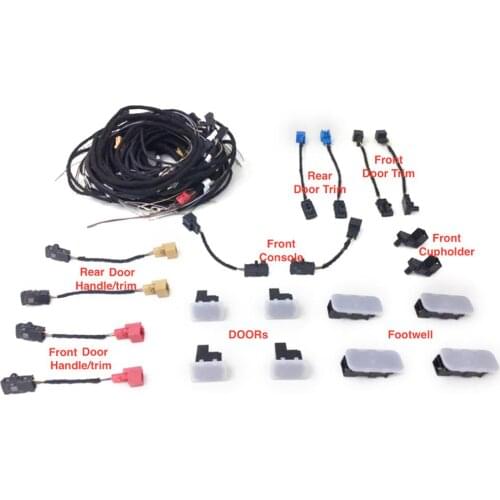 For Audi A4 B9 A5 B9 32-color ambient light cables 20 lamps