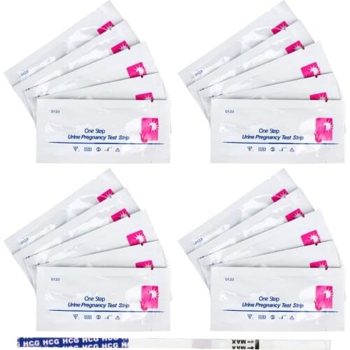 Home Private Women HCG Early Testing Kits Early Pregnancy Test Strips 20Pcs 99% Accuracy Expecting a baby Urine Measuring