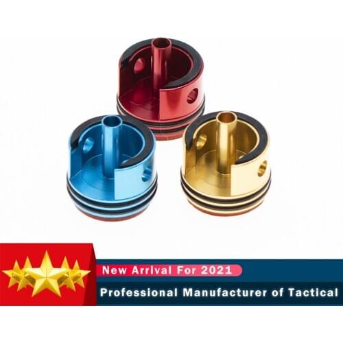 Brand New Aluminum Soft Rubber Cylinder Head For FightingBro Ver.2 M4 Paintball Gel Blaster Air Guns Gearbox AEG Airsoft Parts