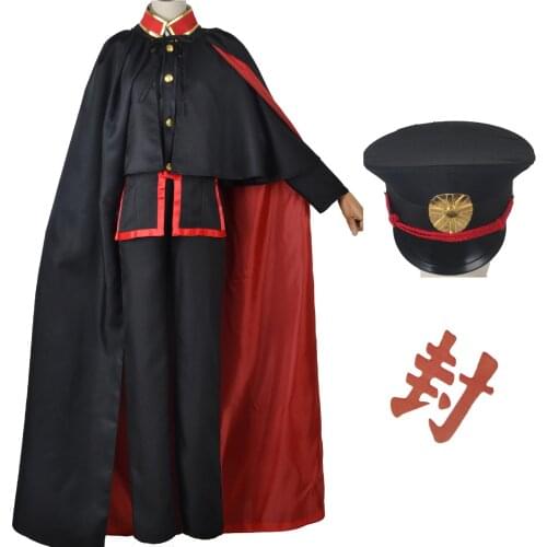 Toilet bound Hanako Kun Yugi Amane Cosplay Costume Cloak Black Full Set Uniform